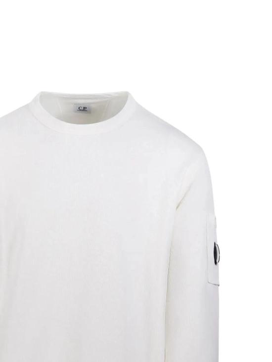 26SS 씨피 컴퍼니 긴팔 티셔츠 20CMSS207A110337O 103 GAUZE WHITE - C.P. COMPANY