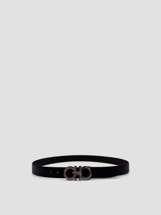 26SS 살바토레 페라가모 가죽 벨트 67A254 734227 BLACK - SALVATORE FERRAGAMO