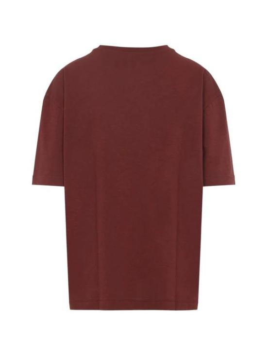 26SS 마르지엘라 반팔 티셔츠 S50GC0730M20164 210 DARK BRIC RED - MAISON MARGIELA