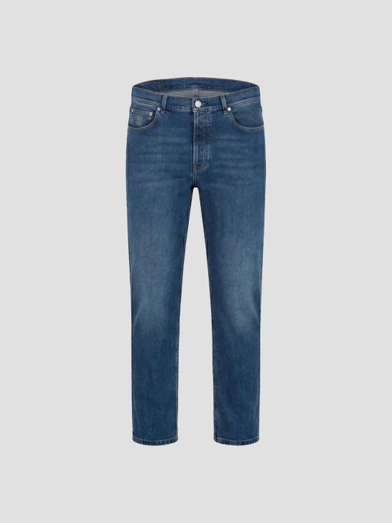 26SS 브루넬로 쿠치넬리 워시드 스트레이트 핏 데님 팬츠 M283PO1090 C1471 DENIM MEDIO