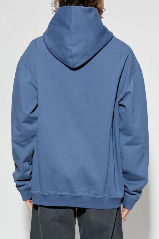 26SS 마르지엘라 업사이드 다운 자수 로고 후드 S50GU0167S25503 469 LAPIS BLUE - MAISON MARGIELA