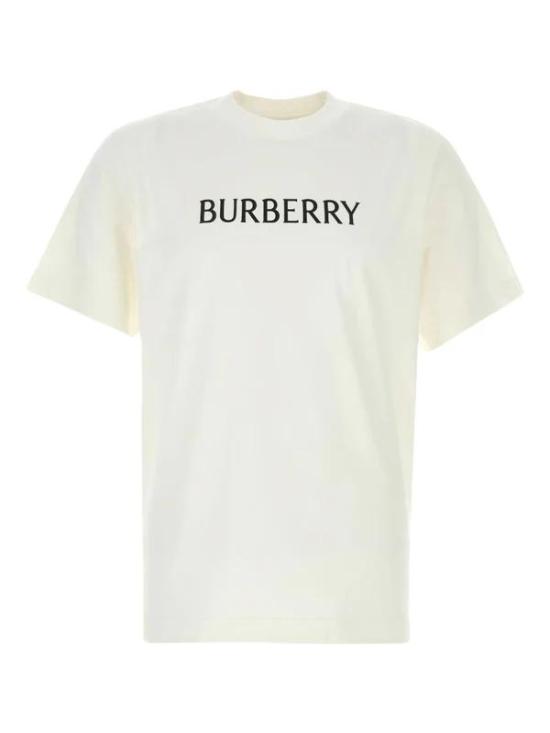 26SS 버버리 로고 코튼 티셔츠 8122389 B7078 CHALK