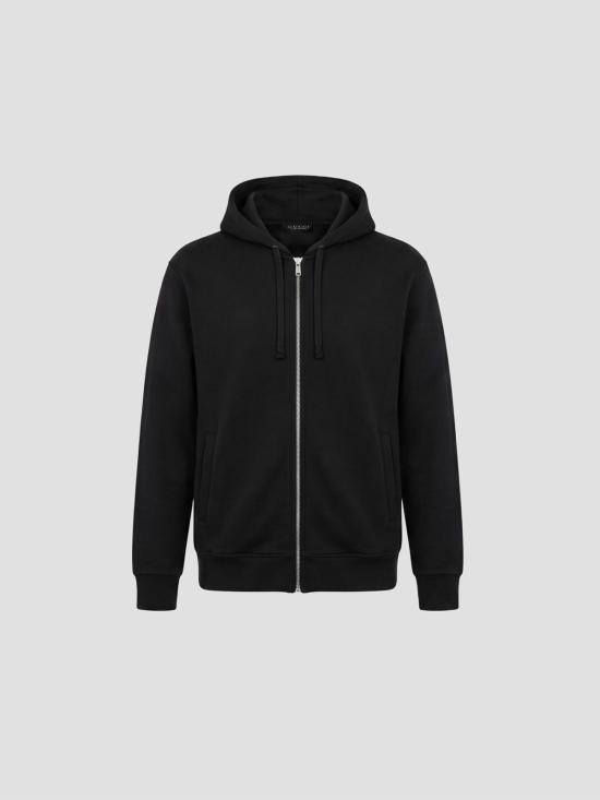 26SS 구찌 로고 프린트 캐시미어 블렌드 집 자켓 864623XJHT8 1152 BLACK MC