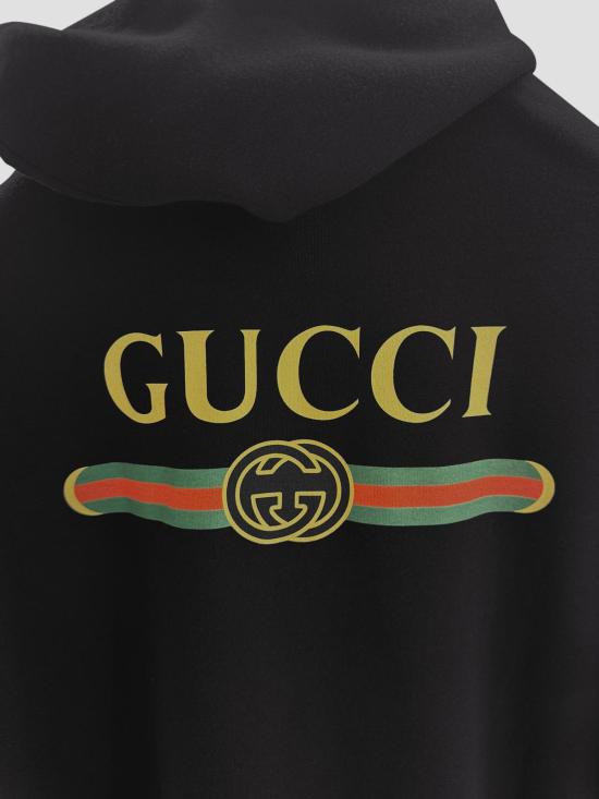 26SS 구찌 로고 프린트 캐시미어 블렌드 집 자켓 864623XJHT8 1152 BLACK MC - GUCCI