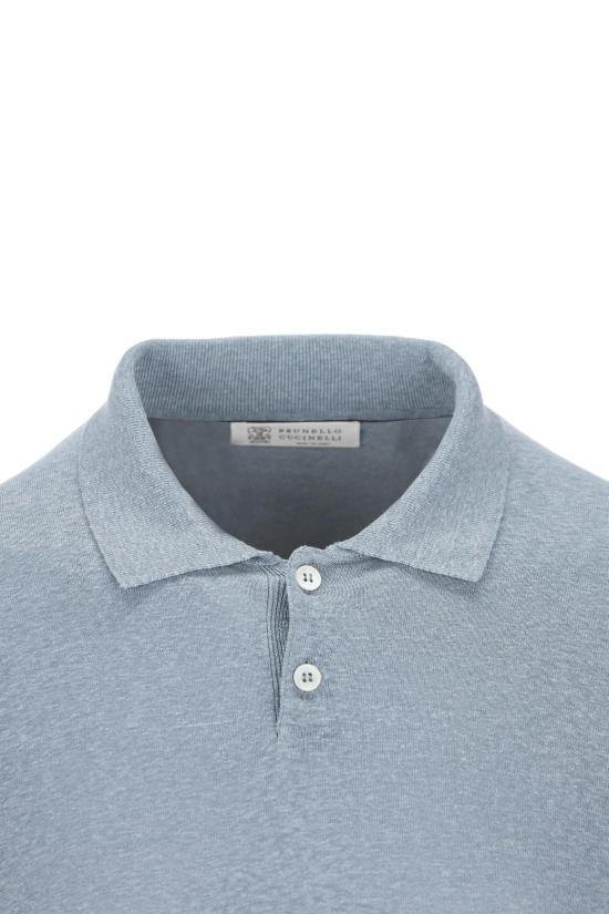 26SS 브루넬로 쿠치넬리 반팔 티셔츠 MSL806105 C7864 CARTAZUCCHERO - BRUNELLO CUCINELLI