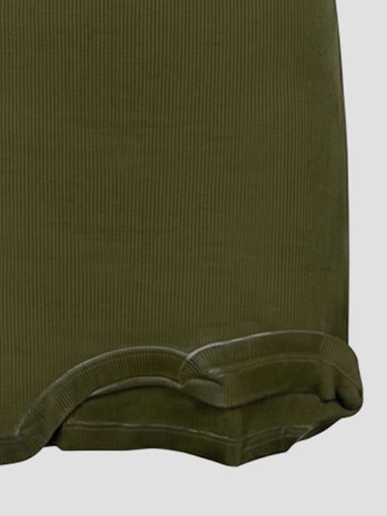 26SS 마르지엘라 테이프 리브드 미니 원피스 테이프 리브드 미니 원피스 S29DA0016M20202 693 OLIVE - MAISON MARGIELA