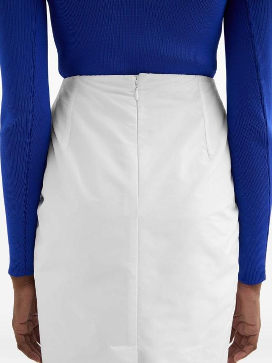 26SS 질샌더 미디 스커트 J03MA0302J70221 100 OPTIC WHITE - JIL SANDER