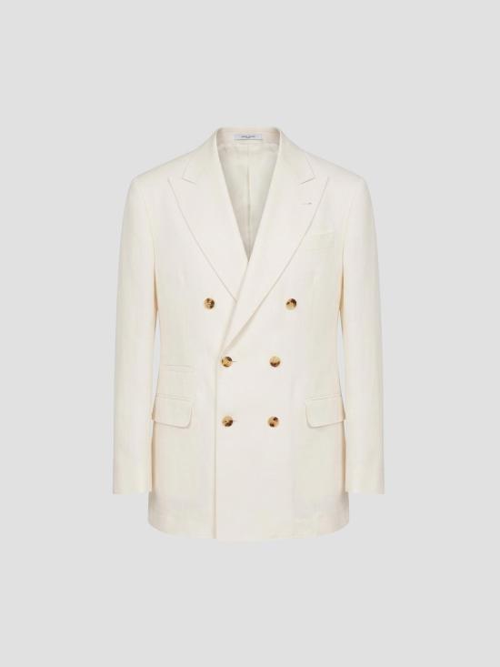 26SS 브루넬로 쿠치넬리 수트 자켓 MR4788BPC C1010 OFF WHITE