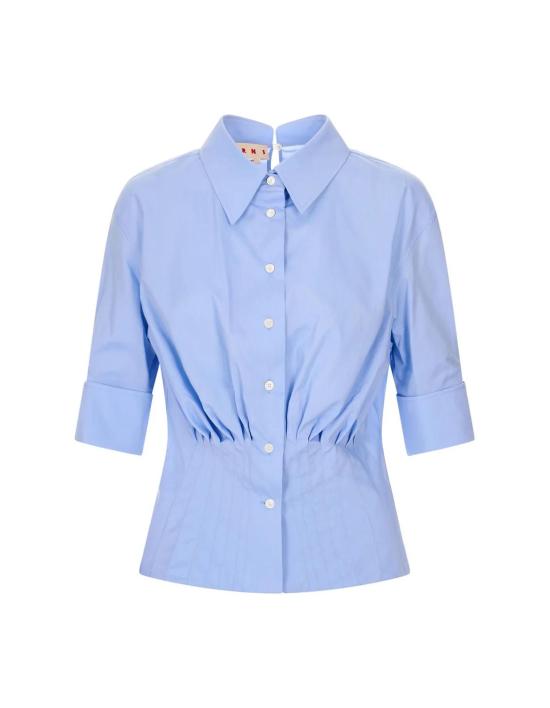 26SS 마르니 셔츠 CAMA0688A1UTC193 00B50 IRIS BLUE