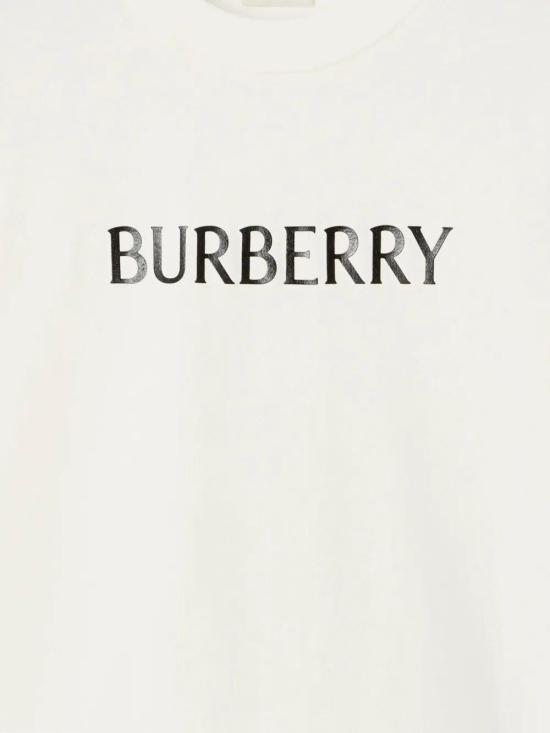 26SS 버버리 로고 코튼 티셔츠 8118978 B7078 CHALK - BURBERRY
