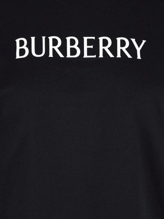 26SS 버버리 로고 코튼 티셔츠 8118977 A1189 BLACK - BURBERRY
