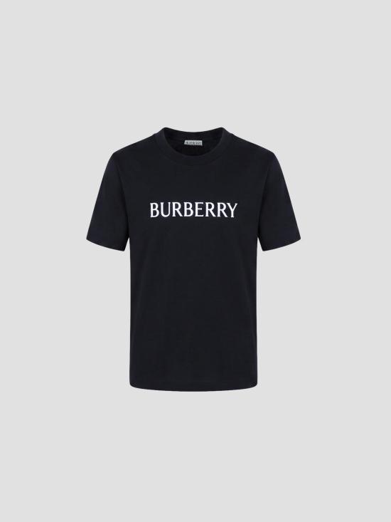 26SS 버버리 로고 코튼 티셔츠 8118977 A1189 BLACK