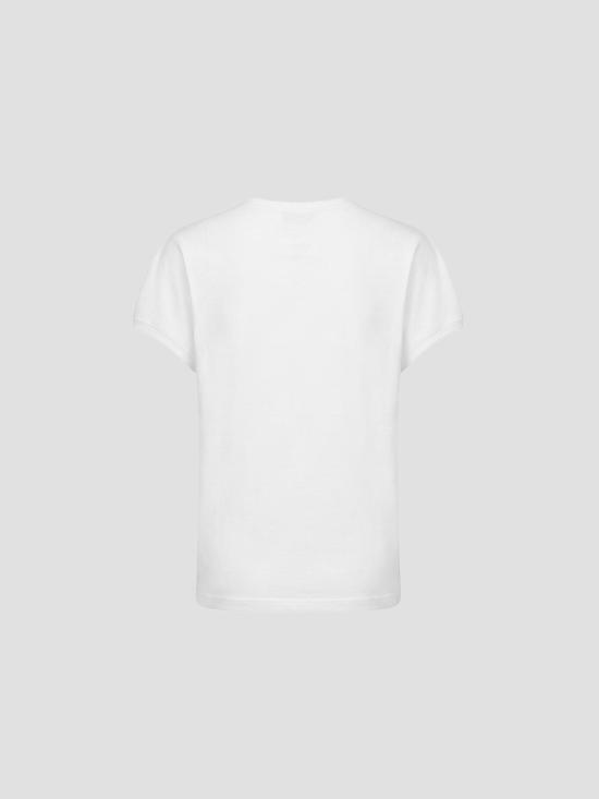 26SS MM6 메종마르지엘라 반팔 티셔츠 S62GD0212M20108 101 OFF WHITE - MM6 MAISON MARGIELA