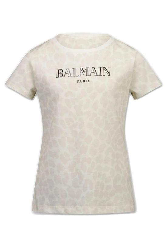 26SS [키즈] 발망 티셔츠 BY8C21Z3763 102BG IVORY BEIGE