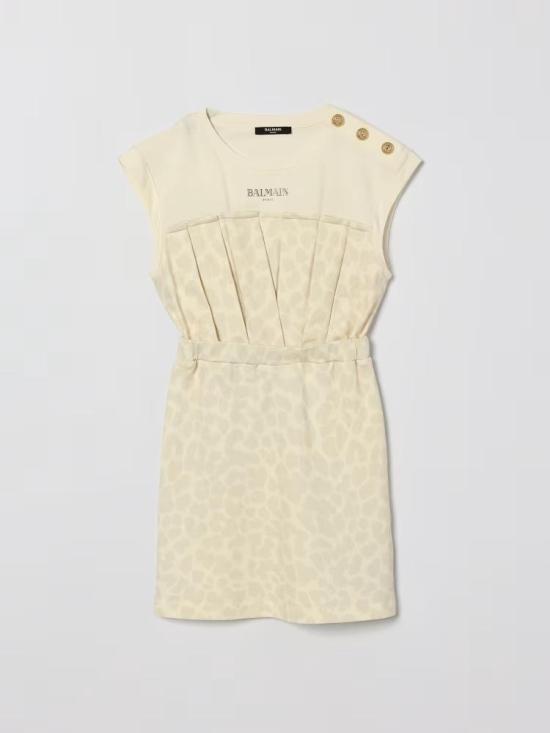 26SS [키즈] 발망 원피스 BY1C12Z3762 102BG IVORY BEIGE