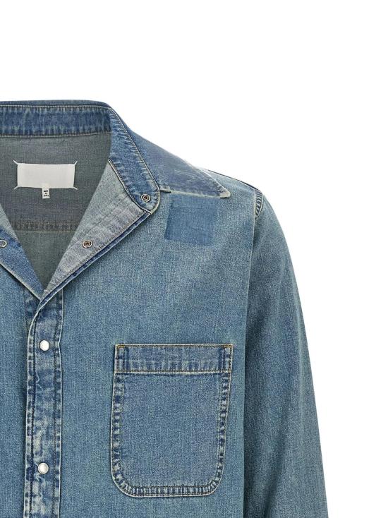 26SS 마르지엘라 데님 셔츠 S67DT0025S30815 968 ICE BLUE - MAISON MARGIELA
