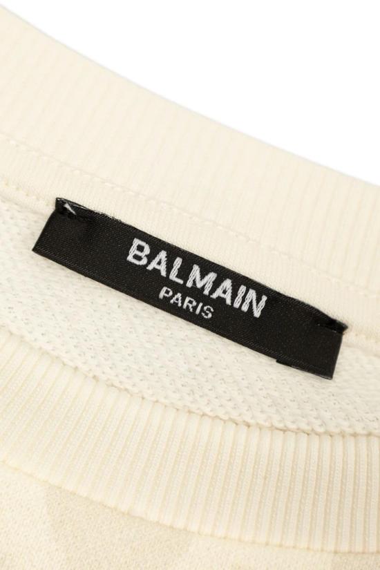 26SS [키즈] 발망 풀오버 BY4A70Z3762 102BG IVORY BEIGE - BALMAIN