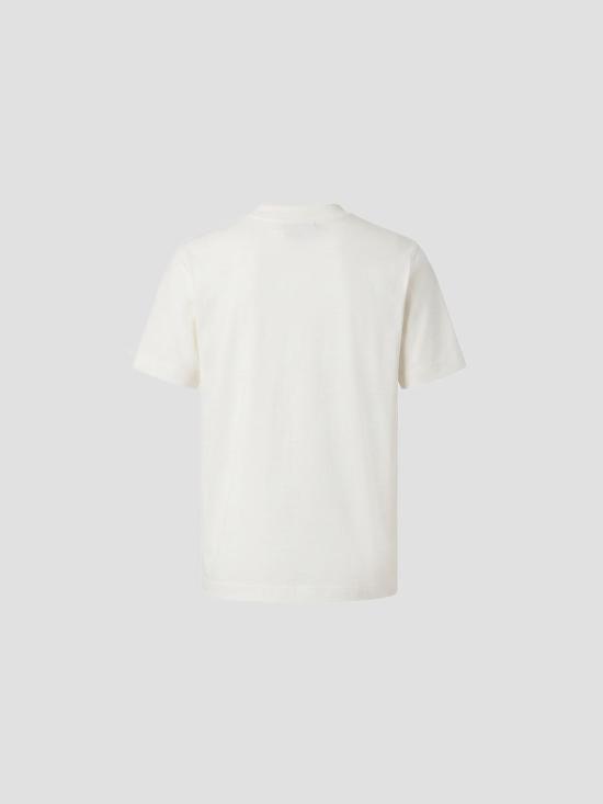 26SS 버버리 나이트 스탬프 코튼 티셔츠 8109817 B7078 CHALK - BURBERRY