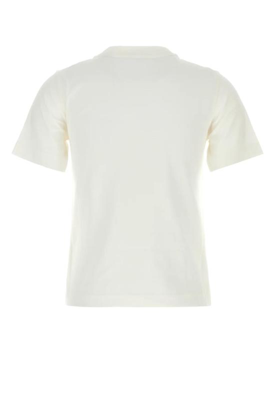 26SS 버버리 나이트 스탬프 코튼 티셔츠 8109817 B7078 CHALK - BURBERRY