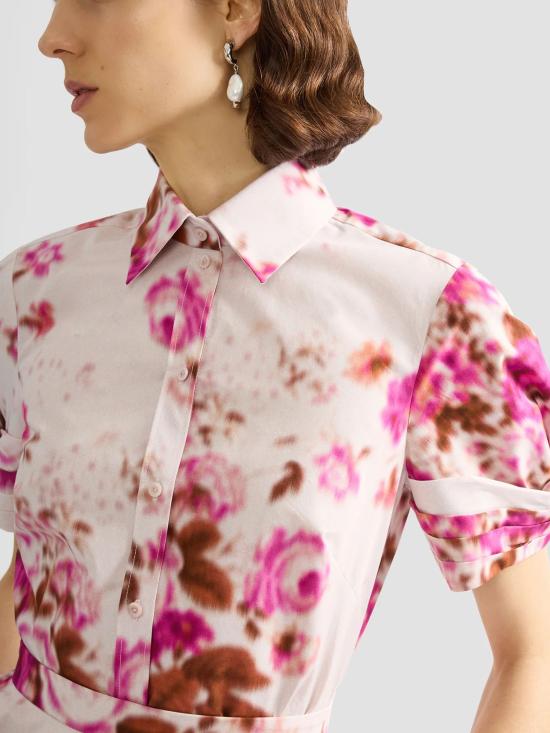 26SS 에르뎀 민소매 티셔츠 SS26T7951525019 ROSEBOUQUET Pink - ERDEM