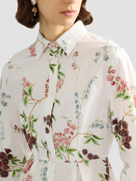 26SS 에르뎀 미디 원피스 SS26D8751518015 FRENCHCHINTZ White - ERDEM