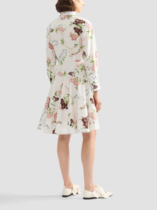 26SS 에르뎀 미디 원피스 SS26D8751518015 FRENCHCHINTZ White - ERDEM