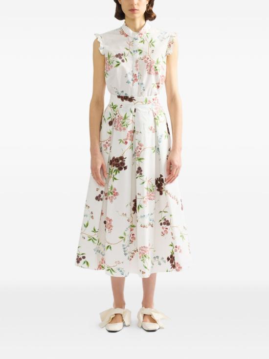 26SS 에르뎀 민소매 티셔츠 SS26T1251518015 FRENCHCHINTZ WHITE - ERDEM