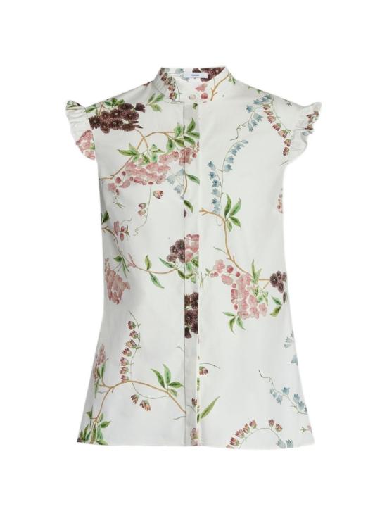 26SS 에르뎀 민소매 티셔츠 SS26T1251518015 FRENCHCHINTZ WHITE - ERDEM