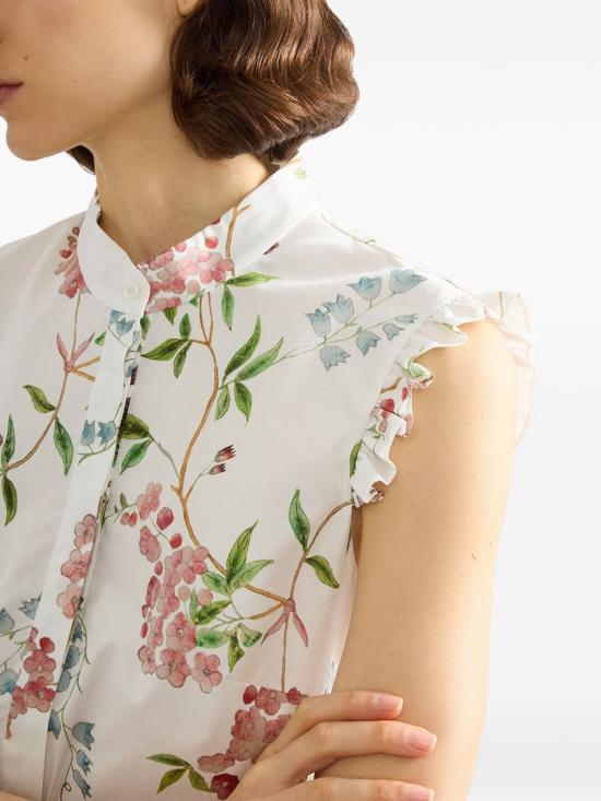 26SS 에르뎀 민소매 티셔츠 SS26T1251518015 FRENCHCHINTZ WHITE - ERDEM