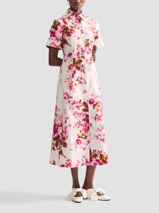 26SS 에르뎀 미디 원피스 SS26D19751525019 ROSEBOUQUET Pink - ERDEM