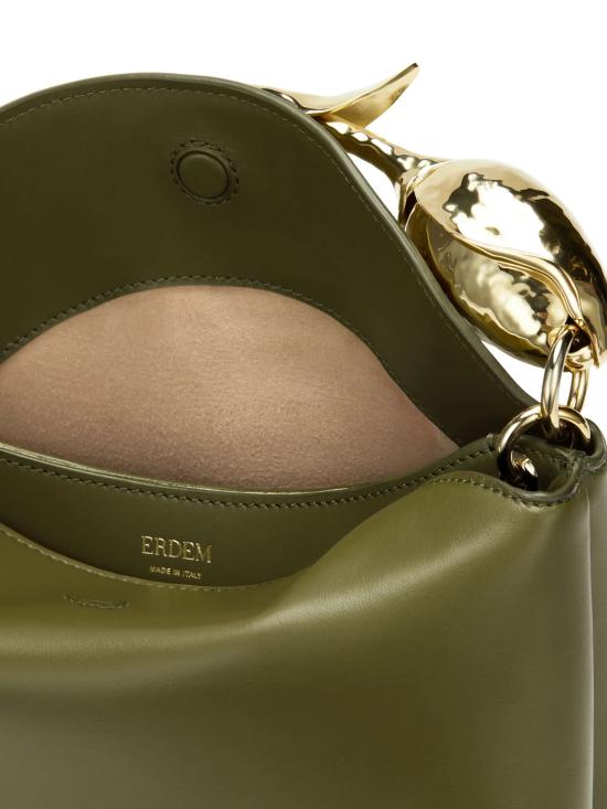 26SS 에르뎀 토트백 PS25B2GL KHAKI GREEN - ERDEM