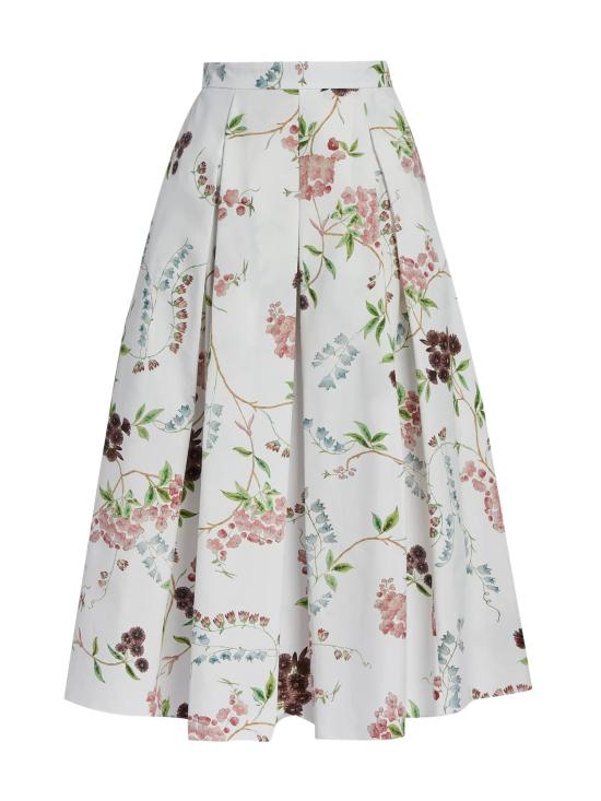 26SS 에르뎀 미디 스커트 SS26S1051518015 FRENCHCHINTZ White