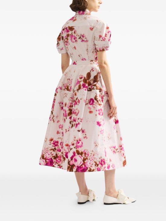 26SS 에르뎀 미디 스커트 SS26S3651525019 ROSEBOUQUET Pink - ERDEM