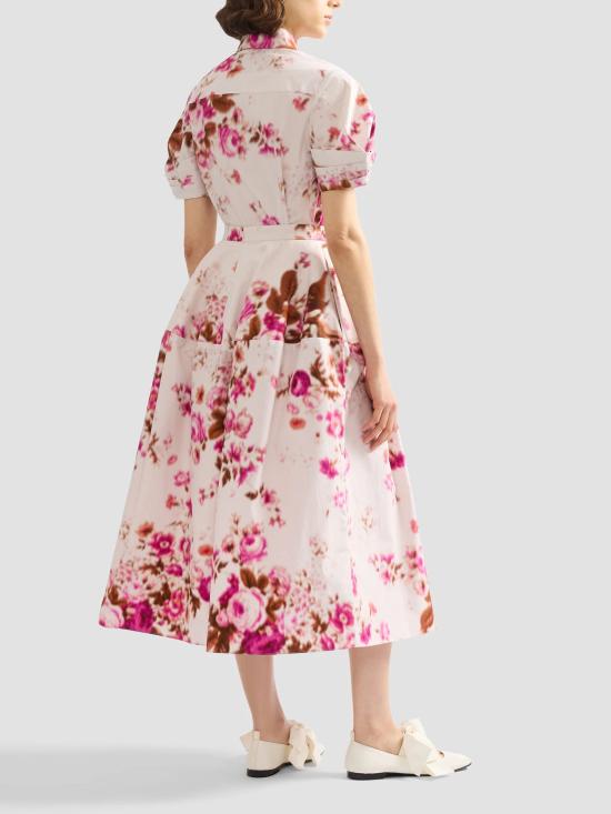 26SS 에르뎀 미디 스커트 SS26S3651525019 ROSEBOUQUET Pink - ERDEM