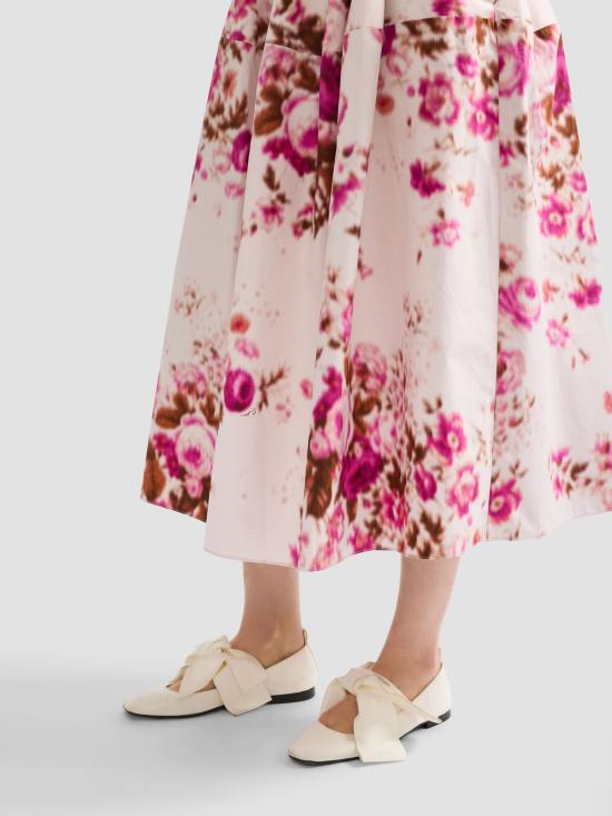 26SS 에르뎀 미디 스커트 SS26S3651525019 ROSEBOUQUET Pink - ERDEM