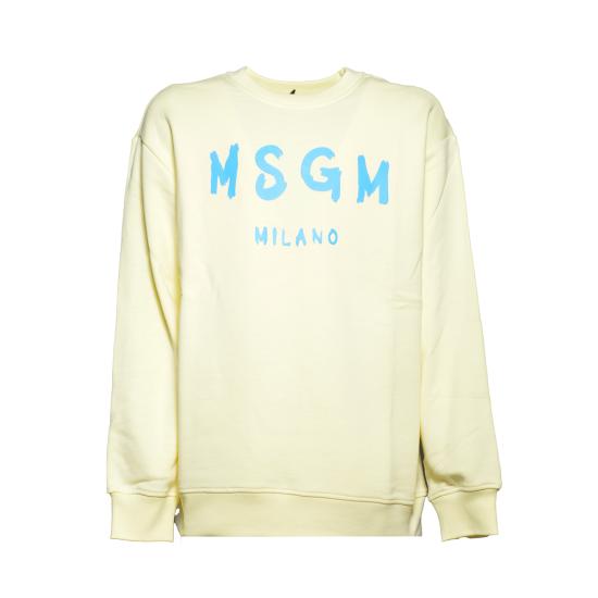 26SS [키즈] 엠에스지엠 티셔츠 S6MSJUSW007 MS075 Giallo Limone