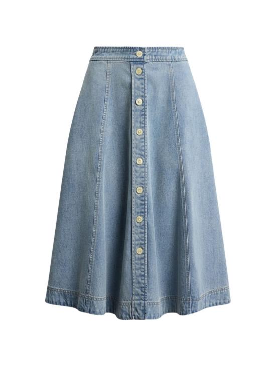 26SS 랄프 로렌 미디 스커트 200P13651 001 Blue - RALPH LAUREN