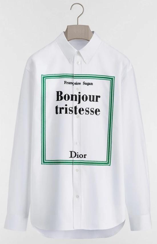26SS 디올 긴팔 셔츠 683C573A3118 086 Blanc