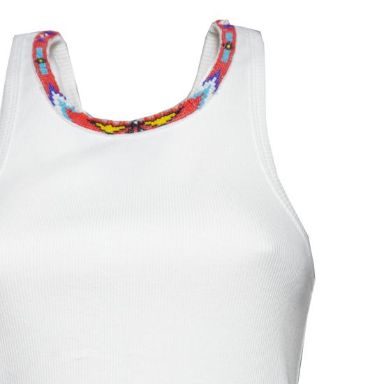 26SS 프론트 스트릿 민소매 티셔츠 37105 00 Bianco - FRONT STREET 8