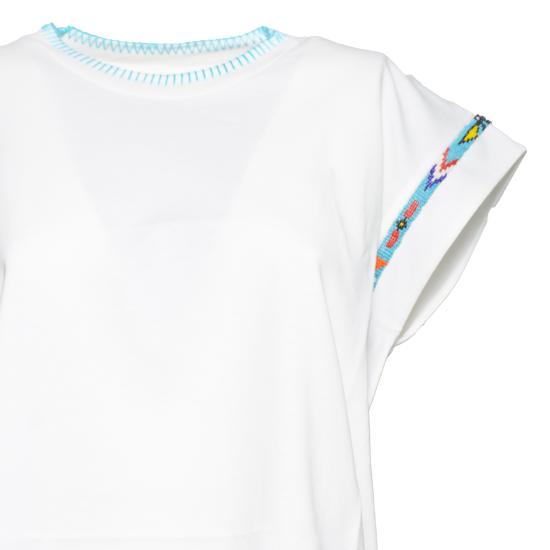 26SS 프론트 스트릿 반팔 티셔츠 37104 00 Bianco - FRONT STREET 8