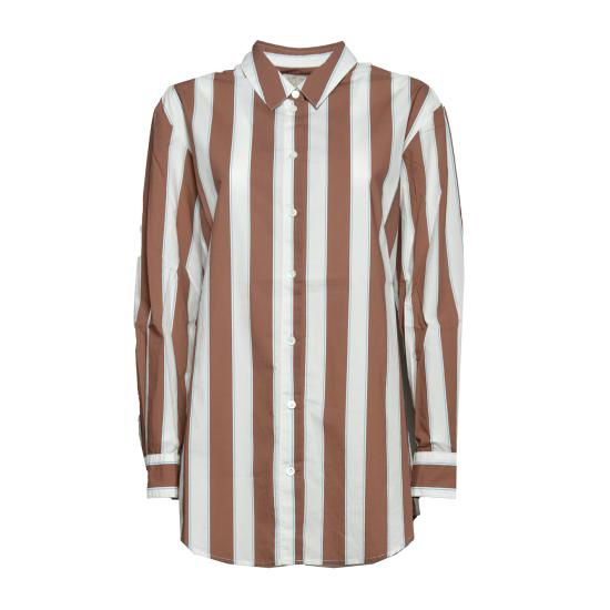 26SS 세인트바쓰 블라우스 BRIG001 01418L1931EMB Beige marrone