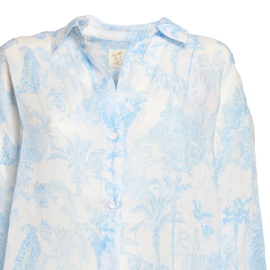 26SS 세인트바쓰 블라우스 CYS0001 01522L0131 Bianco azzurro - MC2 SAINT BARTH