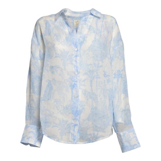 26SS 세인트바쓰 블라우스 CYS0001 01522L0131 Bianco azzurro