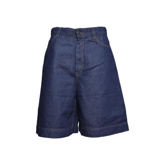 26SS 위켄드막스마라 미디 스커트 2615141032600 001 Denim scuro