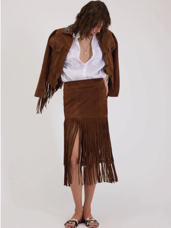 26SS 에르마노 피렌제 셔츠 Popeline di Cotone con Ricamo Bianco의 카미시아 - ERMANNO FIRENZE