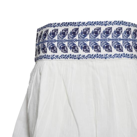 26SS 이자벨마랑에뚜왈 미디 스커트 JU0160FBD1J16E ECBU Ecr blu - ISABEL MARANT ETOILE
