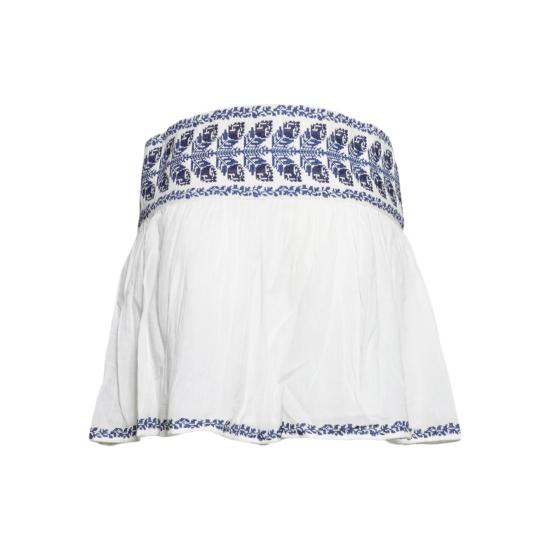 26SS 이자벨마랑에뚜왈 미디 스커트 JU0160FBD1J16E ECBU Ecr blu - ISABEL MARANT ETOILE