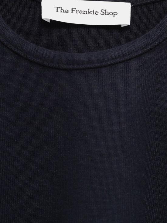 26SS 더프랭키샵 반팔 티셔츠 TOFS22099304 NAVY - THE FRANKIE SHOP
