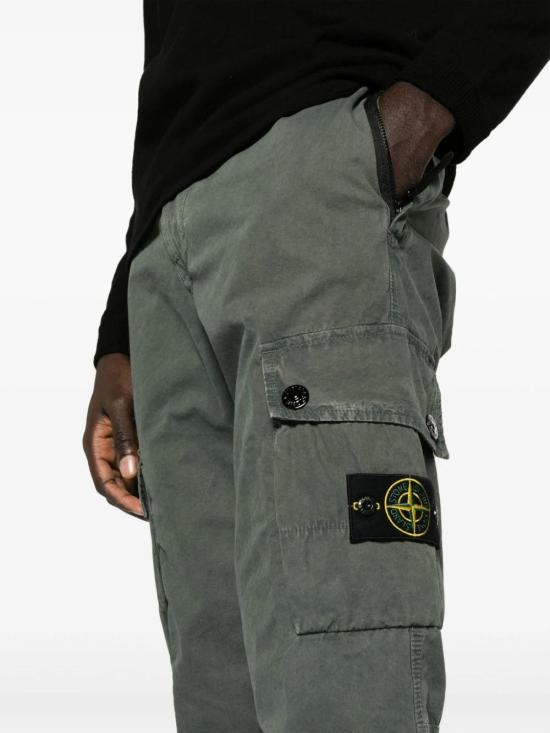 25SS 스톤 아일랜드 팬츠 8015303WA V0159 Green - STONE ISLAND