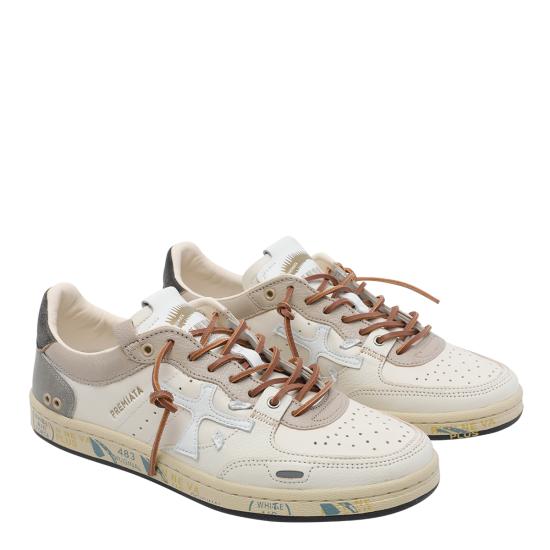 26SS 프리미아타 BSKT 바스켓 클레이 스니커즈 BSKTCLAY 8163 White - PREMIATA